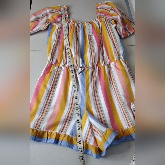 NWT Janie And Jack Striped Beachy Elastic Waist Romper Size XXL - Picture 10 of 14